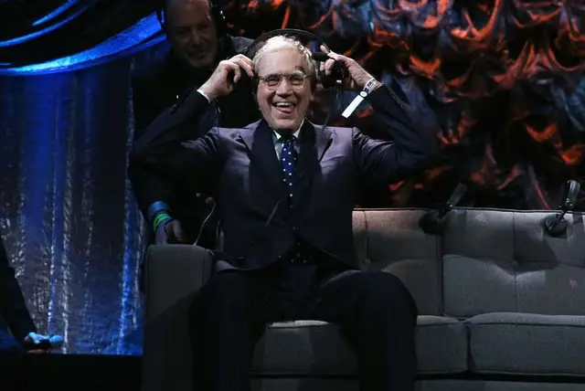 Letterman at Howard Stern's birthday bash
